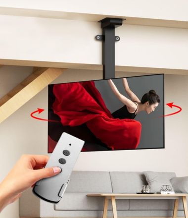 Remote-Controlled TV Mounting